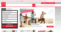 Desktop Screenshot of neckermann-urlaubswelt.de